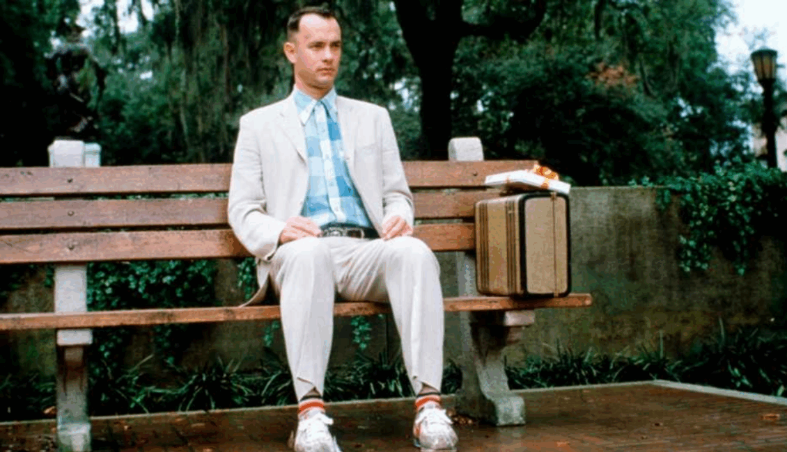 forrest gump na ławce
